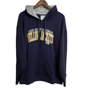 NWT Georgia Tech Yellow Jackets Hooded Sweatshirt Pullover Jacket Men's XXL